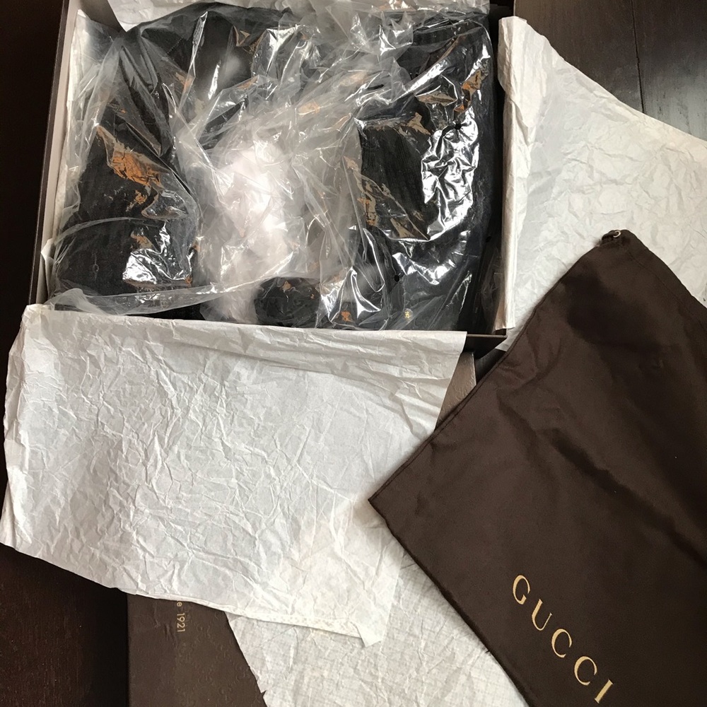 NEW Gucci size 35 Aspen Wool Babylon boots - Picture 8 of 10